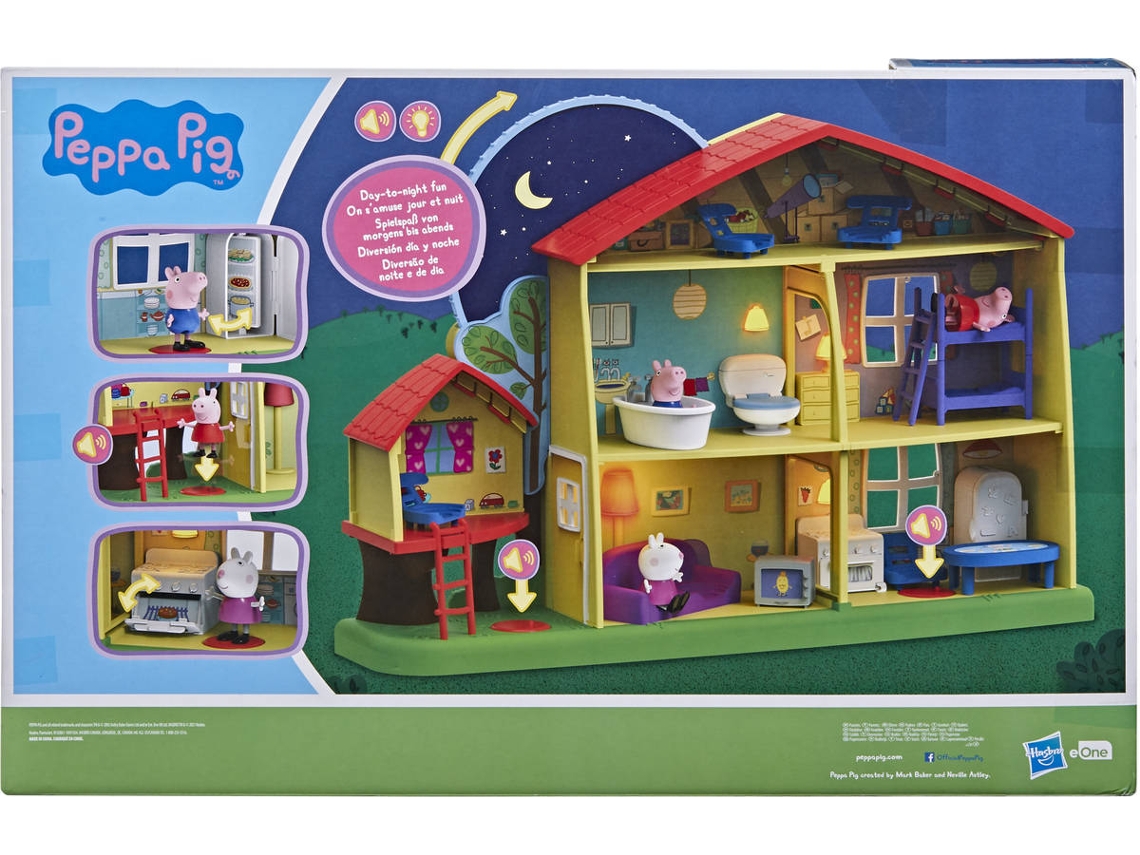 Figura de Brincar HASBRO Peppa Pig - A casa da Peppa: Dia e Noite (Idade  Minima: 3 anos)